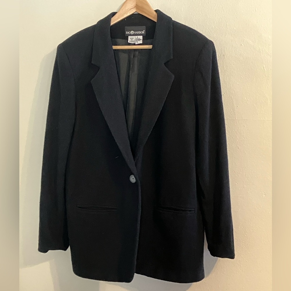 SAG HARBOR wool blazer sz 14
